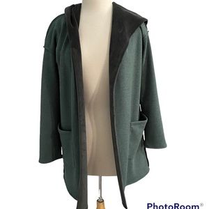 SOFT SURROUNDINGS Cape | Cardigan Hooded Jacket size XS